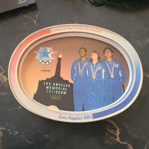 McDonald's Hamburgers 1984 USA Olympic Team Souvenir Tin Tray